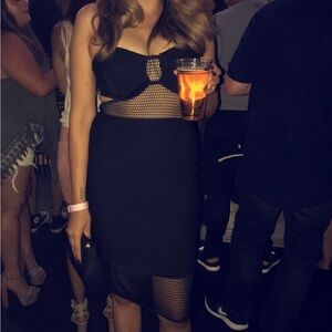 One Monarchy Black Cocktail Dress